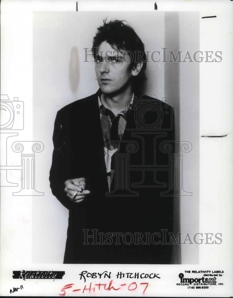 1988 Press Photo Robyn Hitchcock Alternative Rock Singer Songwriter Musician - Historic Images