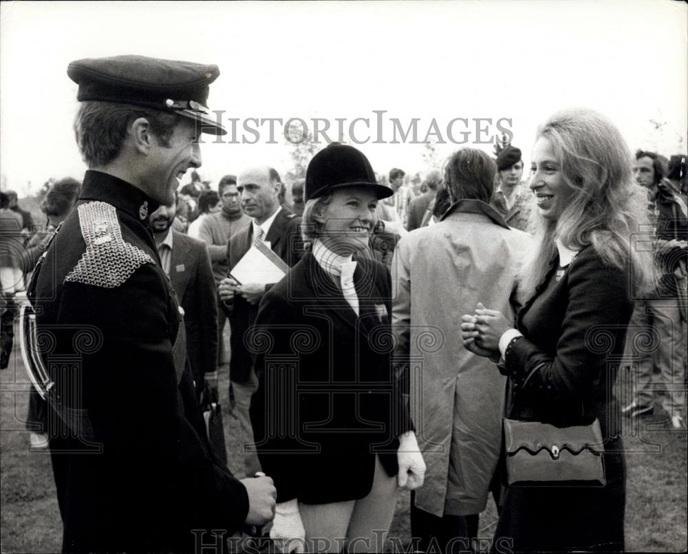 1972 Press Photo Princess Anne and Britain Equestrians 2 medals at Olympics - Historic Images