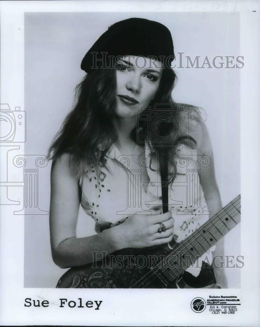 1993 Press Photo Singer Sue Foley - cvp20700 - Historic Images