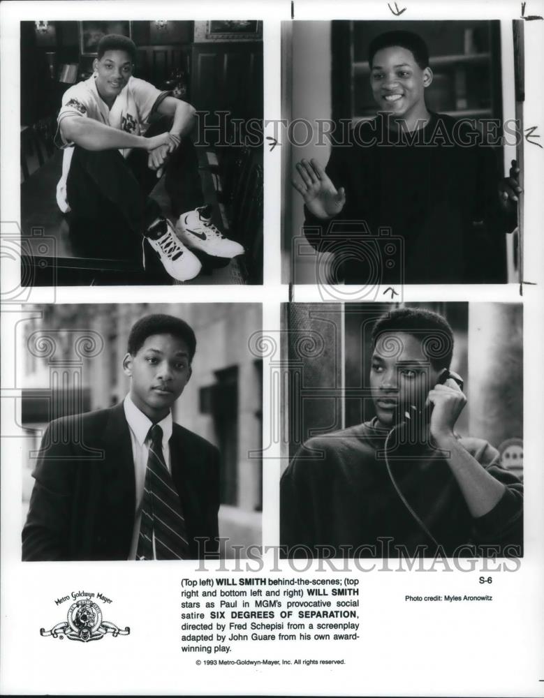 1994 Press Photo Six Degrees Of Separation Will Smith - cvp22881 - Historic Images
