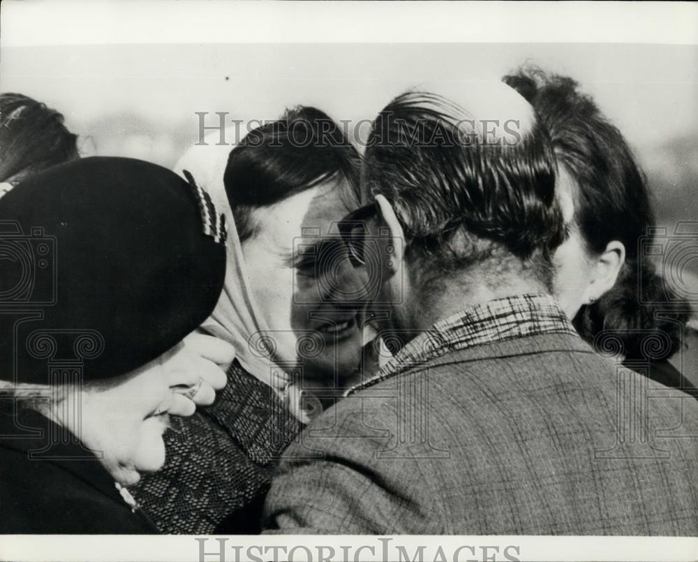 1973 Press Photo Mrs. Evelyn Cotton, wife of one of the trapped miners - Historic Images