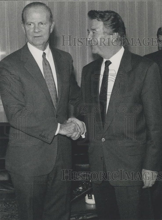 1991 Press Photo U.S. Secretary of State James Baker - Historic Images