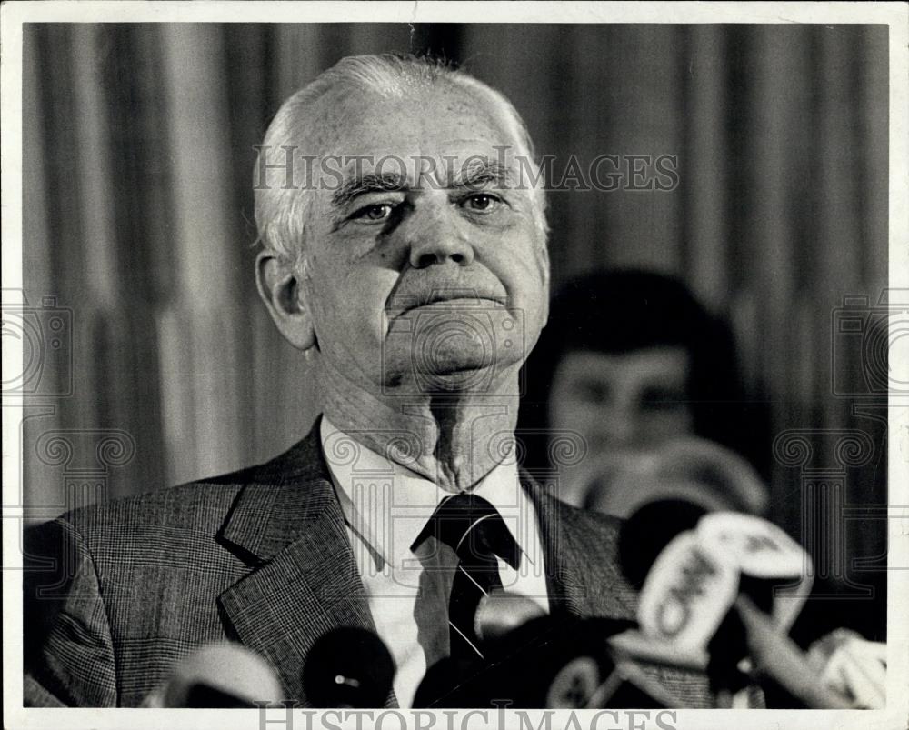 1985 Press Photo General William C. Westmoreland - Historic Images