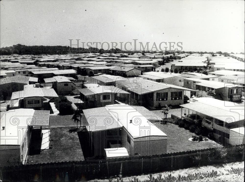 Press Photo mobilehome villages are springing up all over America. - Historic Images