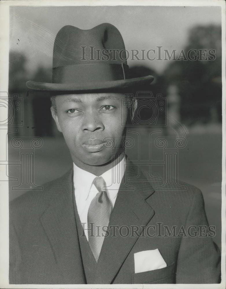 1959 Press Photo Press Secretary for Ghana Royal Visit JB Odunton - Historic Images