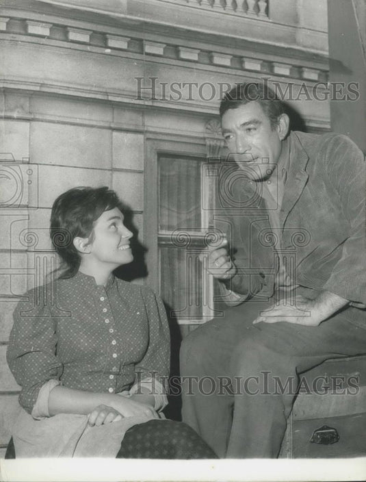 1966 Press Photo Anthony Quinn, 25th Hour - Historic Images