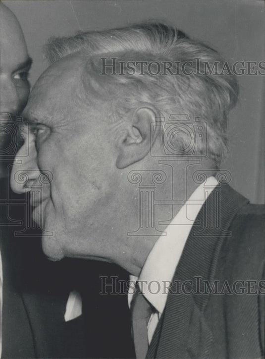 Press Photo Kingsley Martin British Journalist New Statesmen Editor - Historic Images