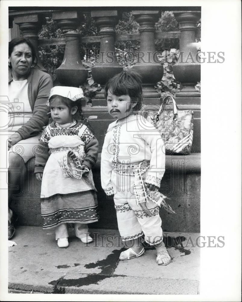 1973 Press Photo Day of The Mule In Mexico - Historic Images