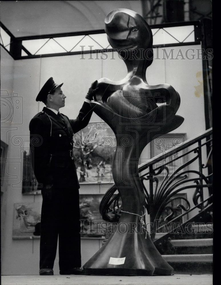 Press Photo Ivory Tower by Marcel Buisson, Salon des Independents - Historic Images