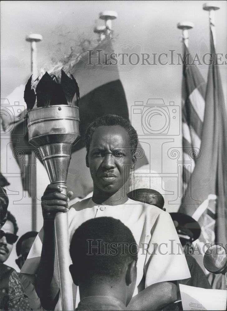 1966 Press Photo Tanzania President Julius Nyerere - Historic Images