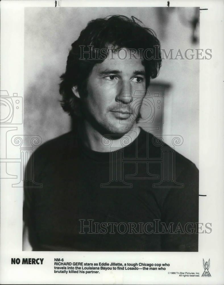 1988 Press Photo Richard Gere as Eddie Jilette In No Mercy - cvp20666 - Historic Images