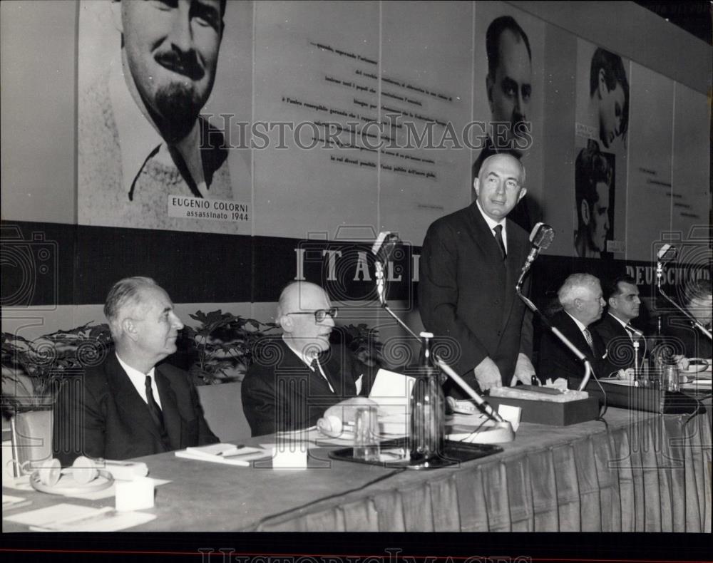 1964 Press Photo VIIth States General of European Municipalites meeting in Rome - Historic Images