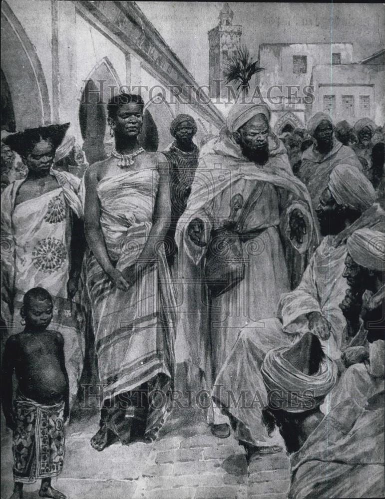 Press Photo Art of African peoples - Historic Images