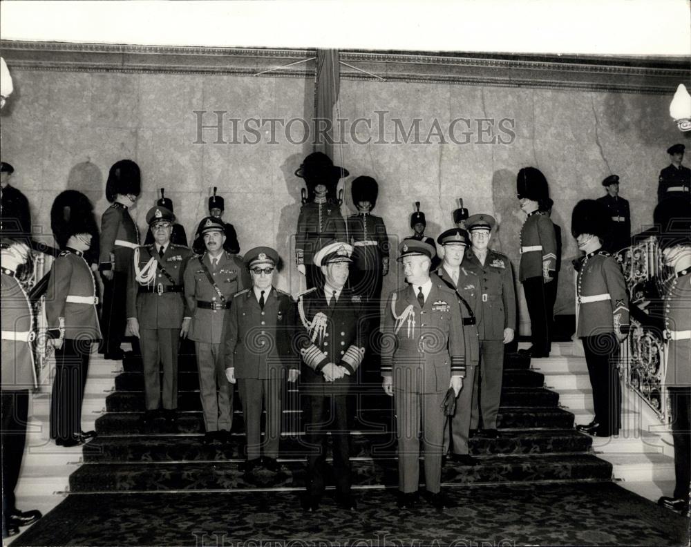 1972 Press Photo Cento&#39;s Military Committee Meet In London - Historic Images