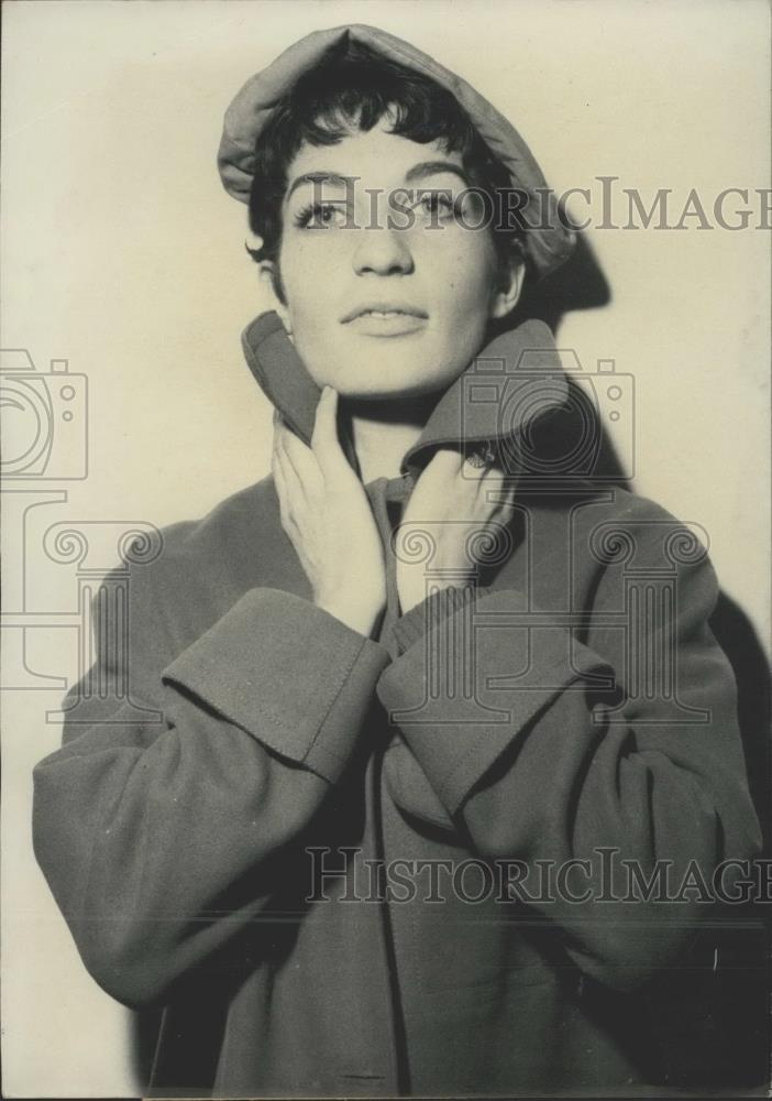 1957 Press Photo cabaret singer Jacqueline Nero - Historic Images