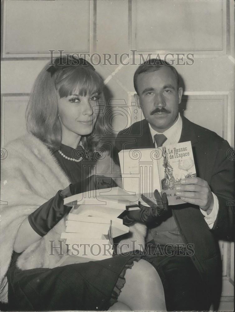 1962 Press Photo Dany Saval &amp; Philippe Curval - Historic Images