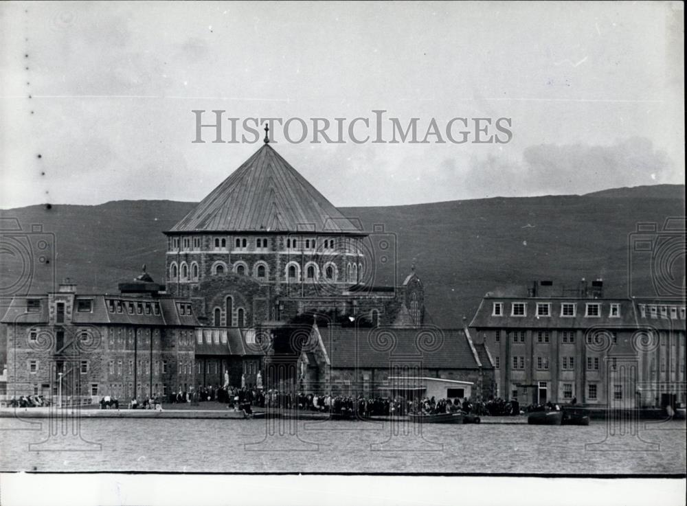 Press Photo island where St. Patrick is said to have prayed. - Historic Images