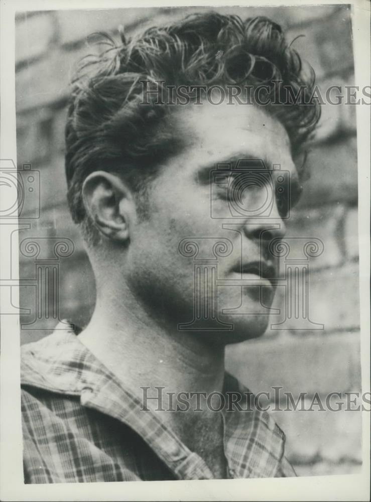 1958 Press Photo Giovani Palese, Accused of Raping Rita Allmark - Historic Images