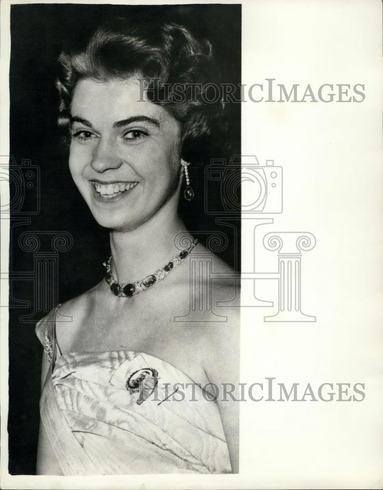 1958 Press Photo Princess Margaretha of Sweden - Historic Images