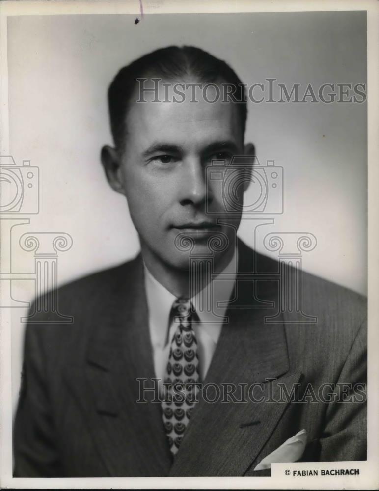 1947 Press Photo Irving Johnson, sales director of National Tobacco - cvp25485 - Historic Images