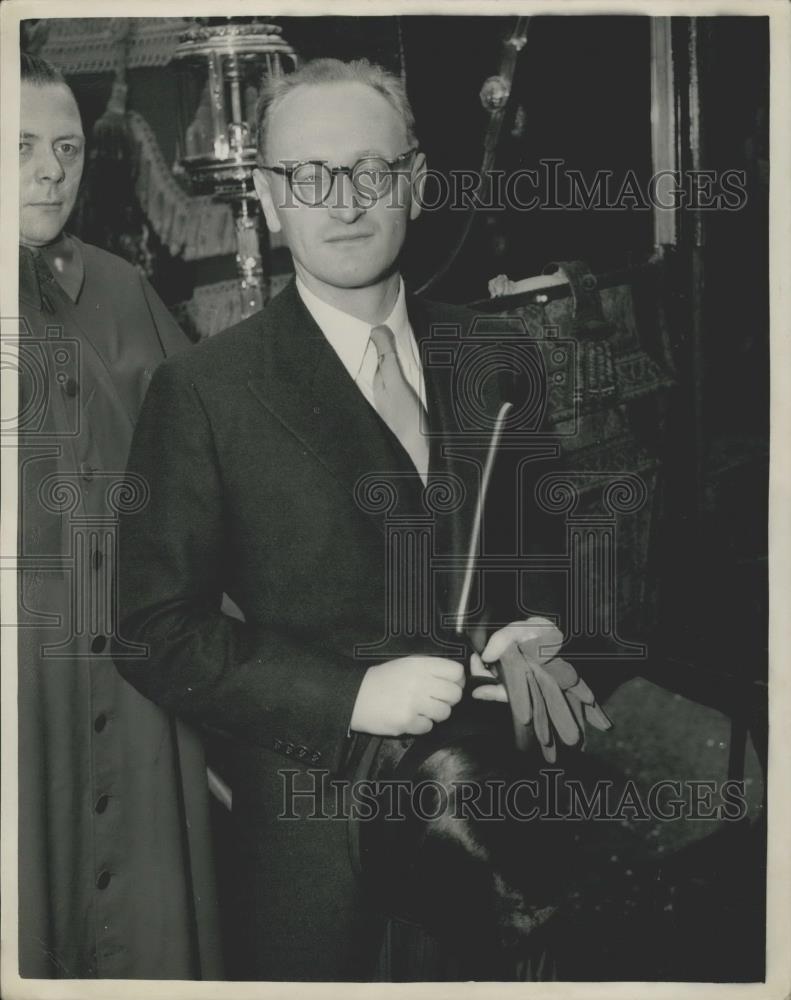 1955 Press Photo Mr. Georg Hajek the new Czech Ambassador to London - Historic Images