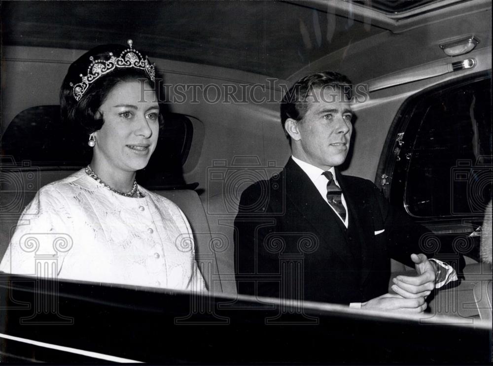 1964 Press Photo H.R.H. Princess Margaret and husband Lord Snowdown - Historic Images