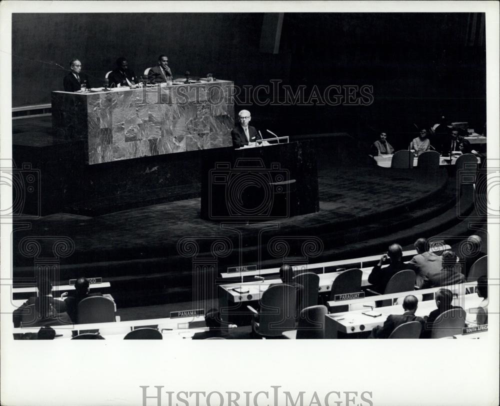 1965 Press Photo General Assembly Concludes 29th Session - Historic Images