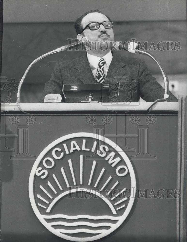 1971 Press Photo Mauro Ferri, Secretary of the Communist Party in Europe - Historic Images