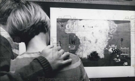 1967 Press Photo Annie von Seelstrang Piece "Revolte der Ungeboreren." Munich. - Historic Images