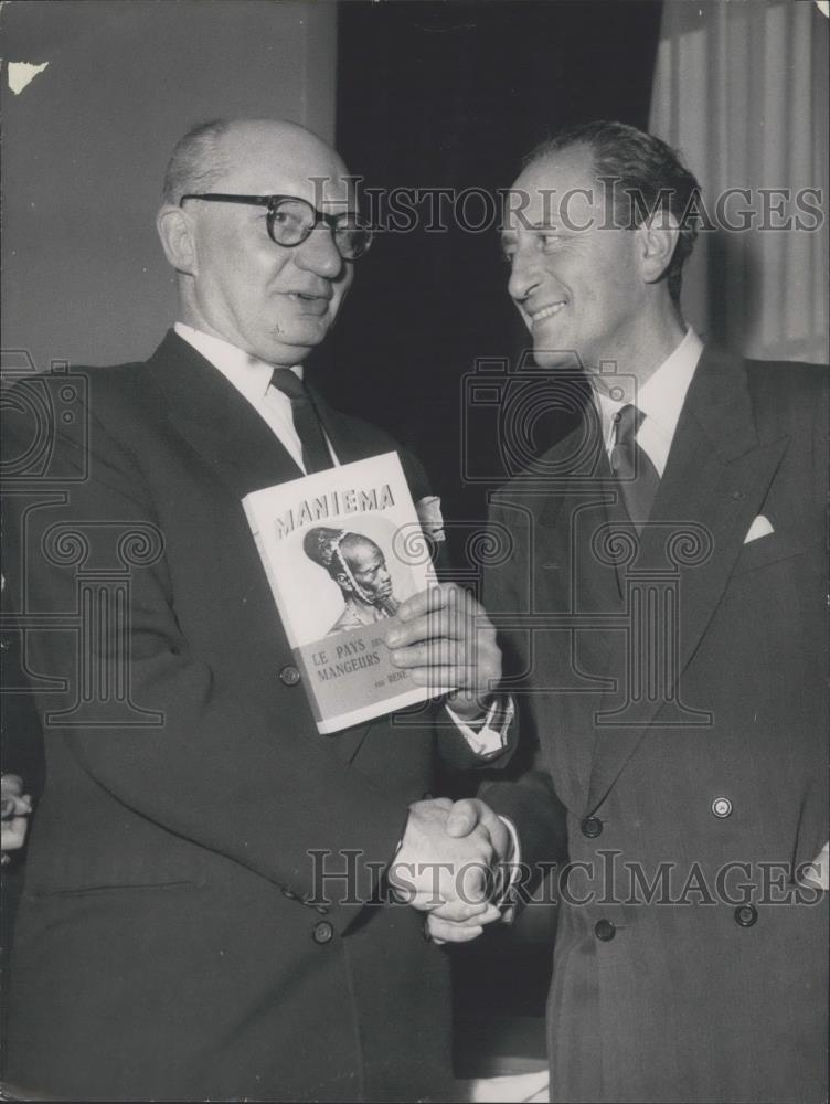 Press Photo Rene Cornet a Belgian writer ,awarded the Chatrian Prize - Historic Images