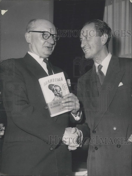 Press Photo Rene Cornet a Belgian writer ,awarded the Chatrian Prize - Historic Images
