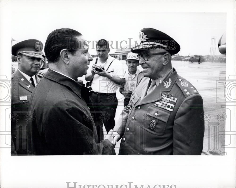 Press Photo Commander Interamerican Forces Gen. Hugo Panasco Alvim - Historic Images