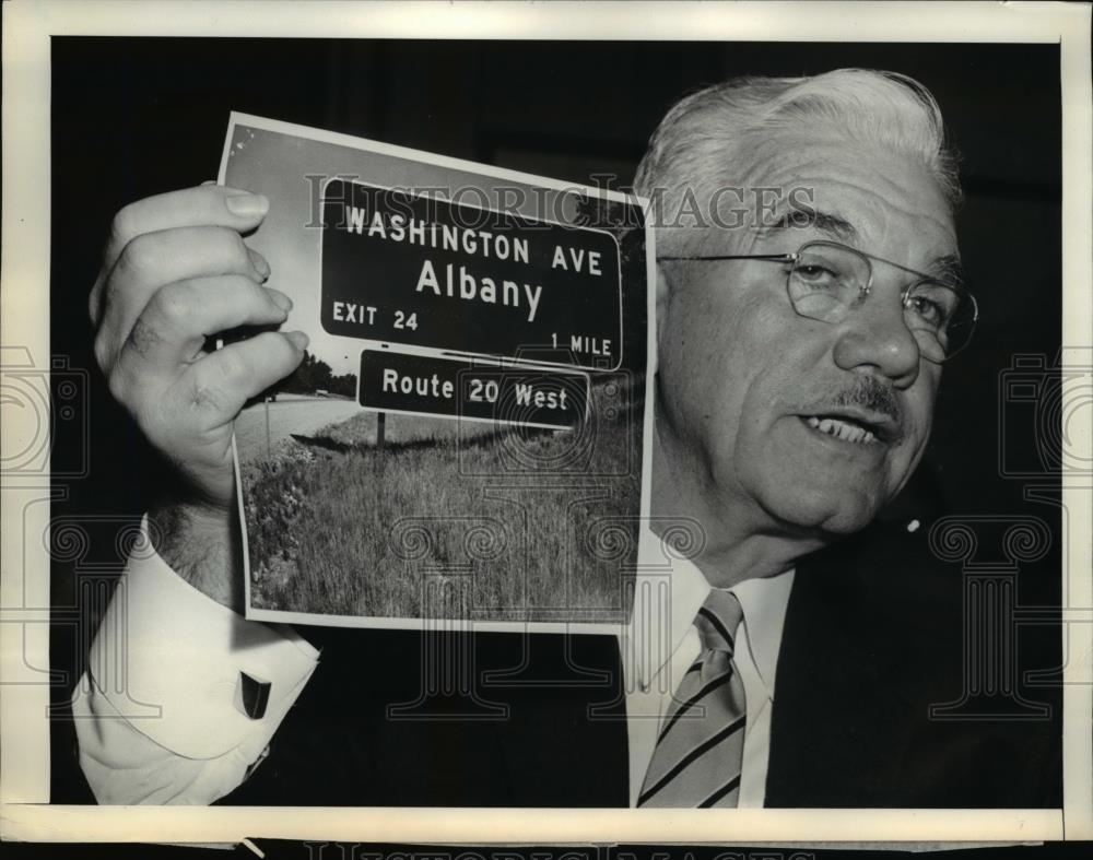 1957 Press Photo federal Highway Administrator Bertram Tallamy - Historic Images