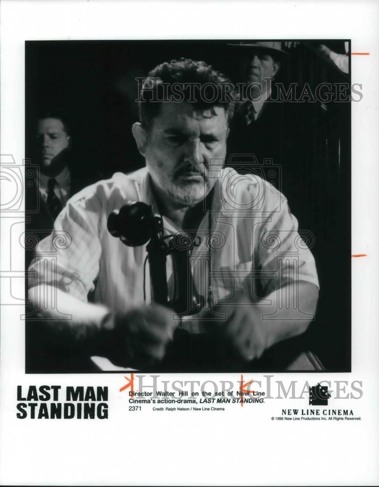 1996 Press Photo Director Walter Hill in Last Man Standing by New Line Cinema - Historic Images