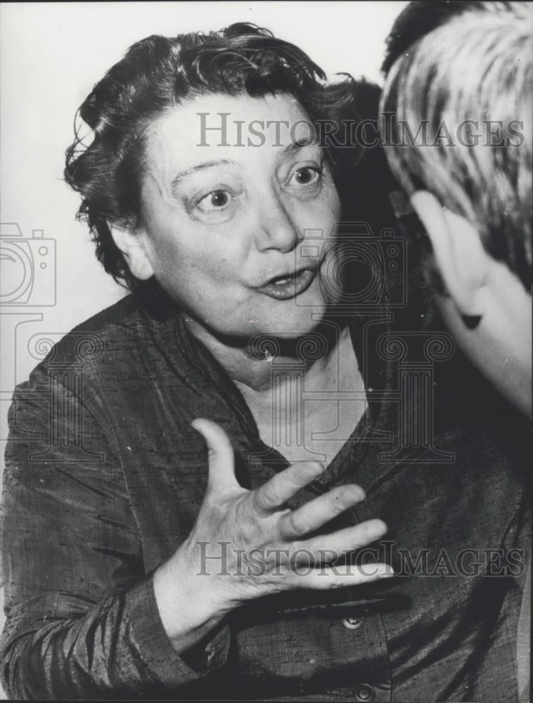 1971 Press Photo Lady Fleming, widow of the discover of penicillin, - Historic Images