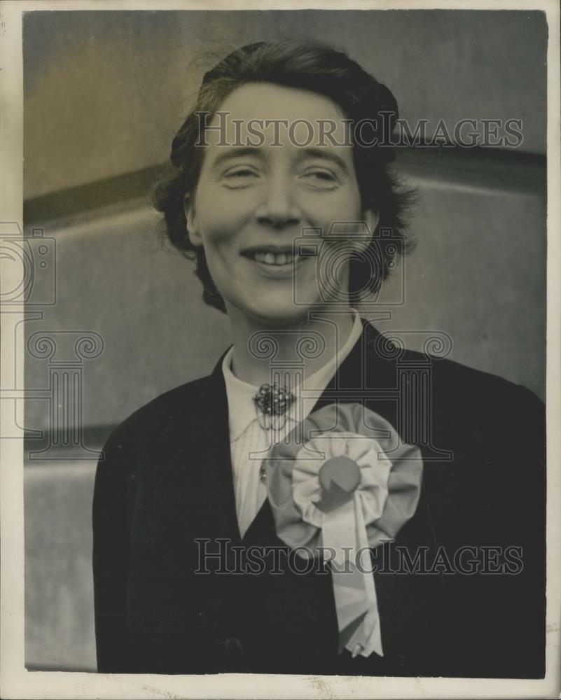 1953 Press Photo Mrs. Lena Jeger, widow of Dr. Santo Jeger - Historic Images