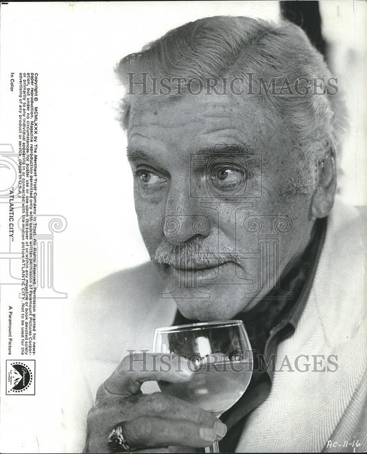 1981 Press Photo Burt Lancaster In Atlantic City - cvp26286 - Historic Images