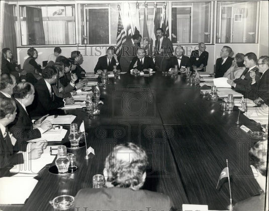 1970 Press Photo Cento's Top Economic Authority Meet In London - Historic Images