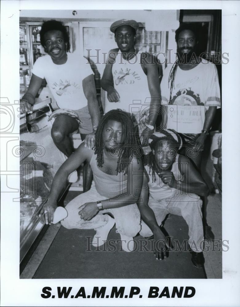1987 Press Photo Musical group &quot;SWAMMP Band&quot; - cvp27844 - Historic Images