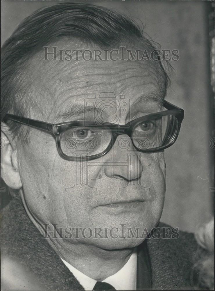 1979 Press Photo Journalist and Writer Pierre Viansson-Ponthe - Historic Images