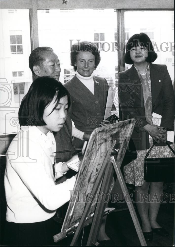 1976 Press Photo Mrs Robert Muldoon, Wife of New Zealand Prime Minister - Historic Images