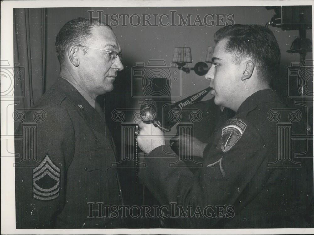 Press Photo American Army Sergeant William Rice After Release From Soviets - Historic Images