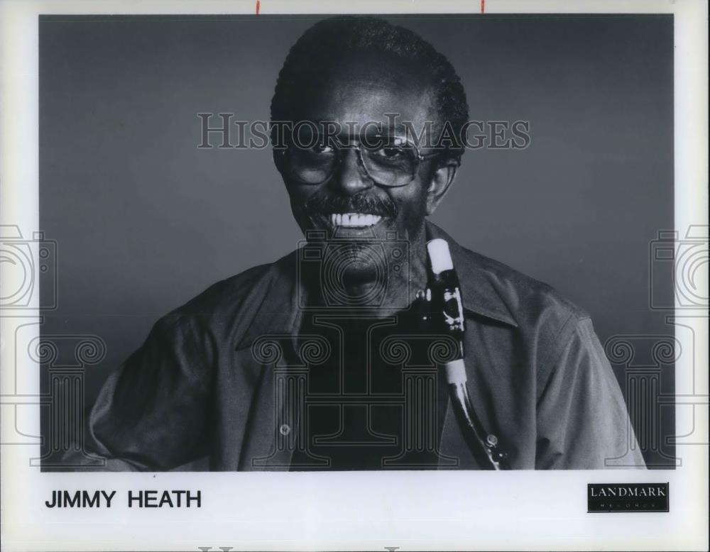 1988 Press Photo Jimmy Heath Jazz Saxophonist Composer and Arranger - cvp20771 - Historic Images