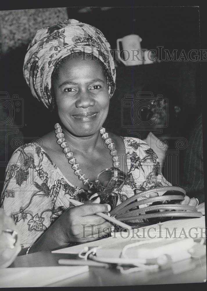 Press Photo Gloria Adwoa Nikoi, Commissioner for Foreign Affais of Ghand. - Historic Images