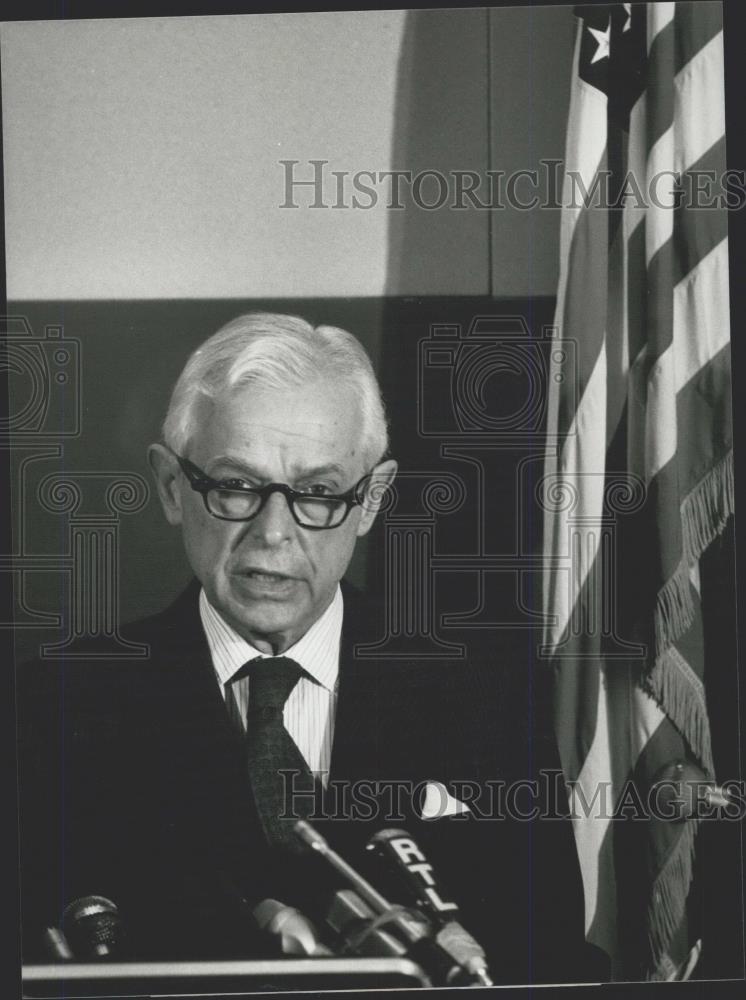 1981 Press Photo Paul Nitze US Head of Disarmament delegation - Historic Images