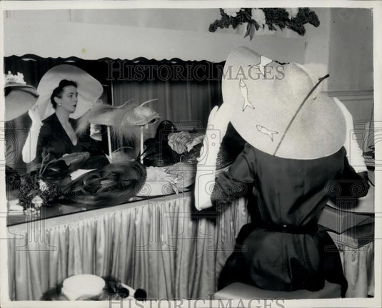 Press Photo Hats for Ascot by Ronald Paterson - Historic Images