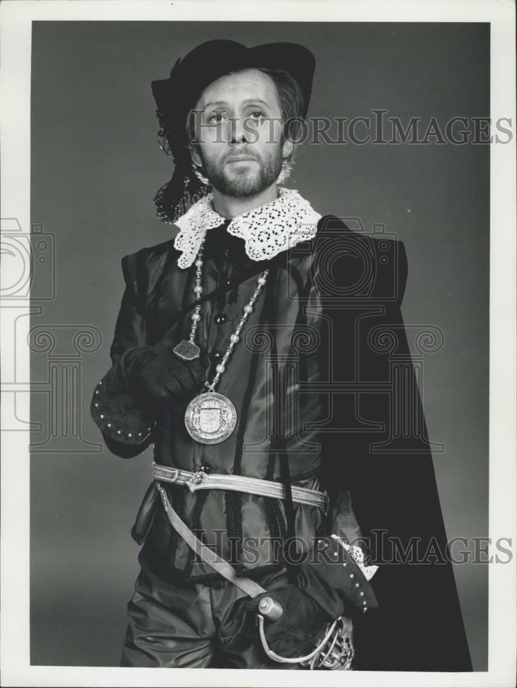 1978 Press Photo Kenneth Colley as Vincentic In BBC Shakespeare Series - Historic Images