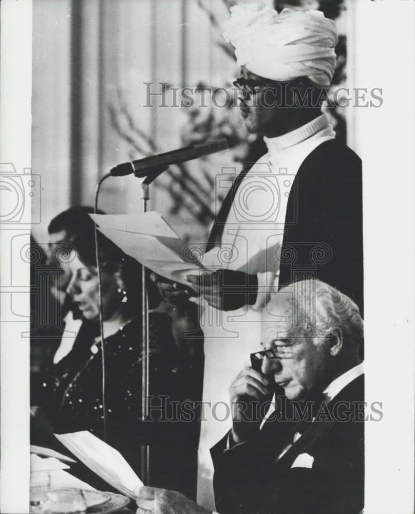 1978 Press Photo President Nimeri of Sudan visits W. Germany - Historic Images