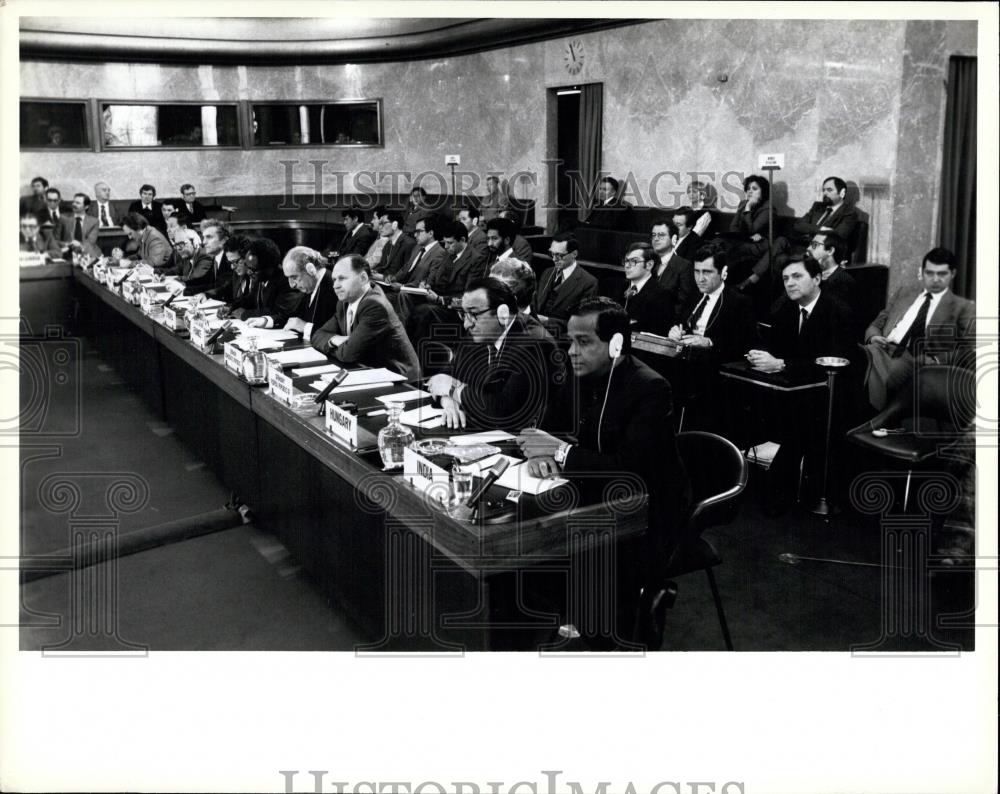 1982 Press Photo Committee on Disarmament ,United Nations, Geneva - Historic Images