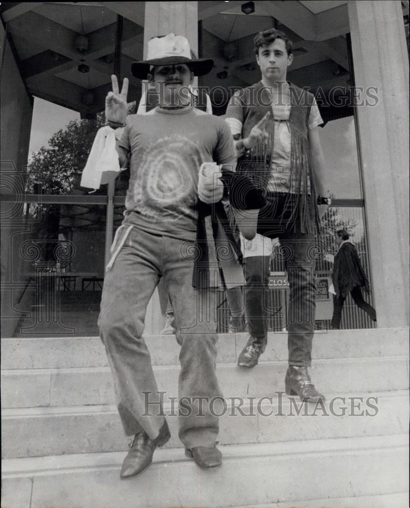 1971 Press Photo Anti-War demonstration in Hyde Park - Historic Images